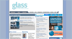 Desktop Screenshot of glassmagazine.com